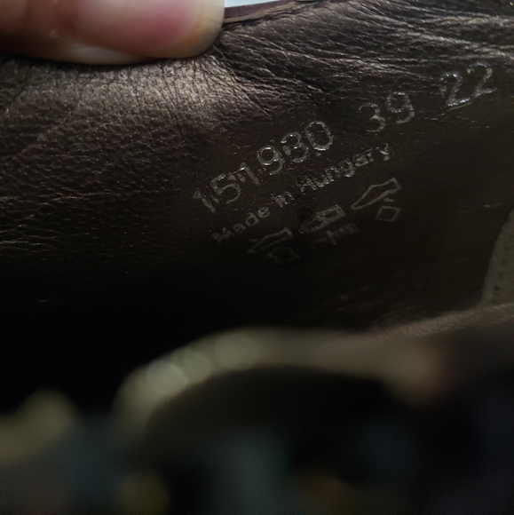 Joseph Siebel Women's Brown Leather Clogs - Picture 5 of 6